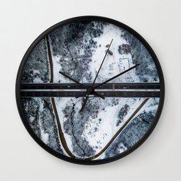 Highway from above Wall Clock