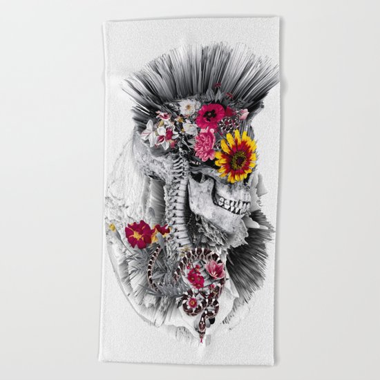 Momento Mori Punk Beach Towel