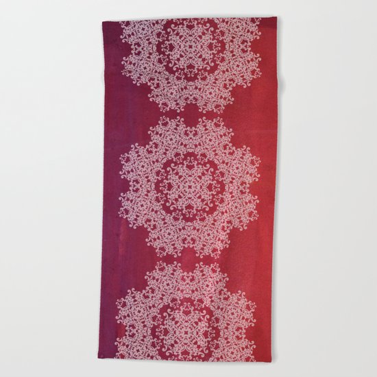 Playing with a lace - dresser from Grandma Beach Towel
