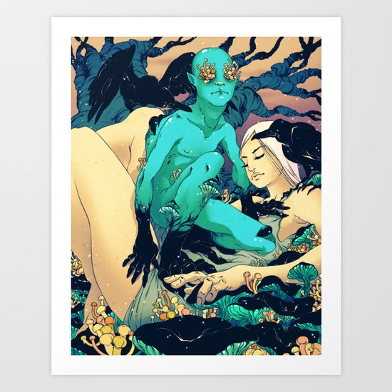 Sleep Paralysis Art Print