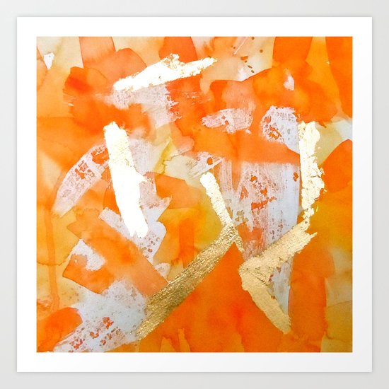 Tangerine Tango Art Print