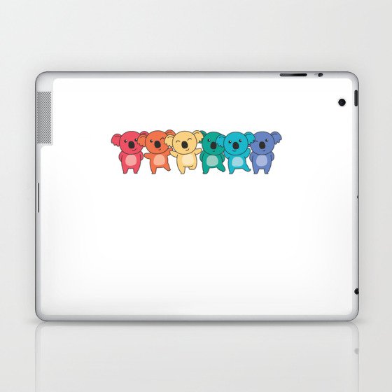 Rainbow Flag Gay Pride Lgbtq Koala Cute Koalas Laptop & iPad Skin