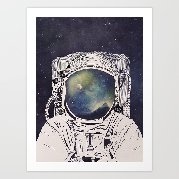 Dreaming Of Space Art Print