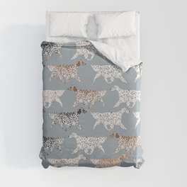 All The English Setters Duvet Cover