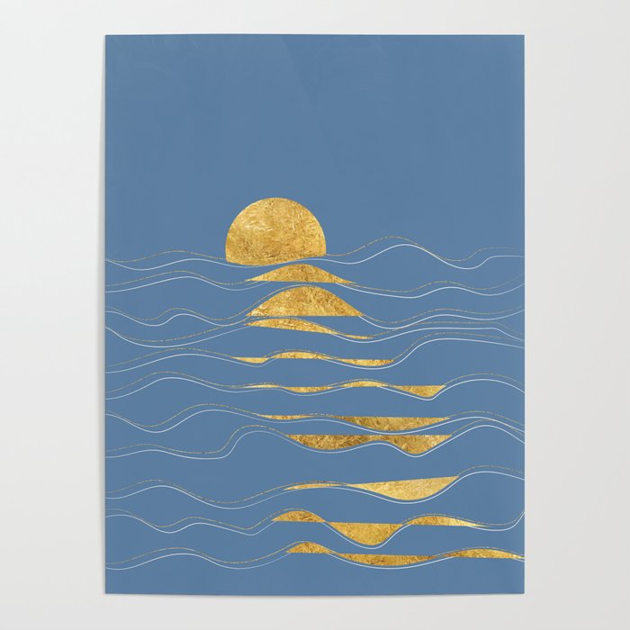 Magical moonrise Poster