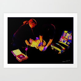 'Practice' by Simon McCall Art Print