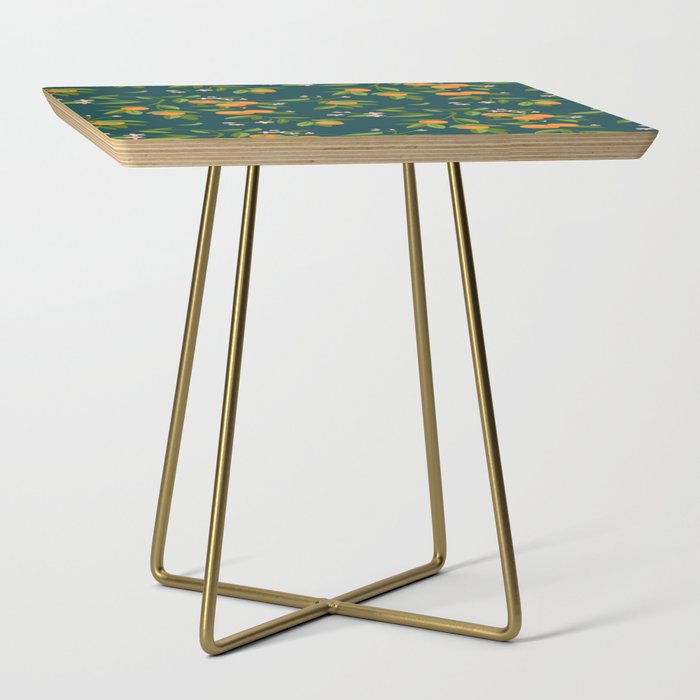 Citrus Tree - Navy Side Table