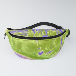 Spring Forest Landscape Scenery in expressionistic colorful modern tones Fanny Pack