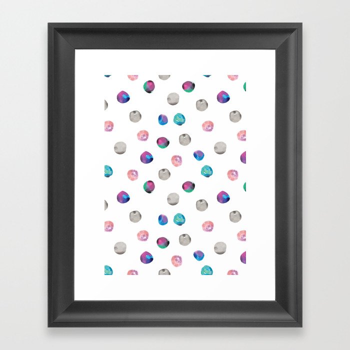 Dot To Dot Framed Art Print