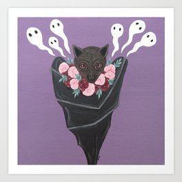 batty booquet Art Print