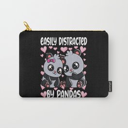 Easily Distracted By Pandas Carry-All Pouch