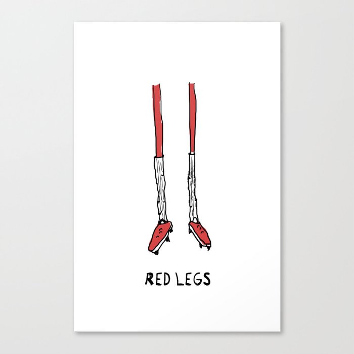 Red Legs Canvas Print