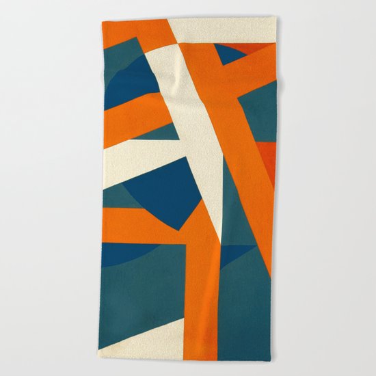 Geometric Solution Beach Towel
