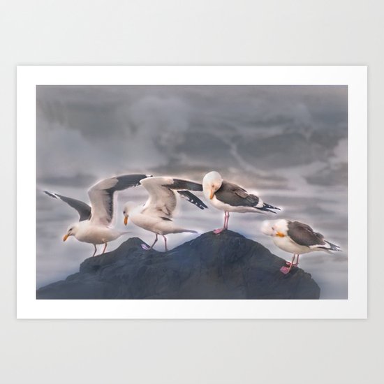 Rock Quartet Art Print
