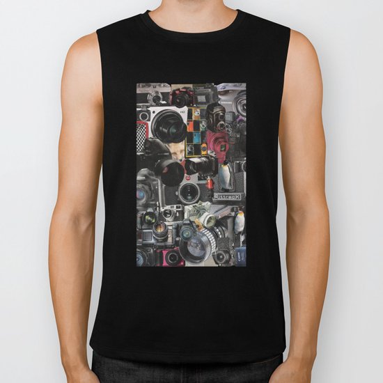 COLLAGE LOVE: How Do You See the World? Biker Tank