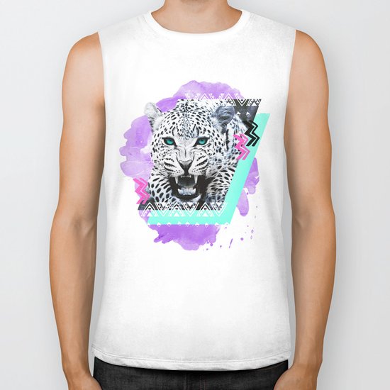 Fierce Leopard Biker Tank