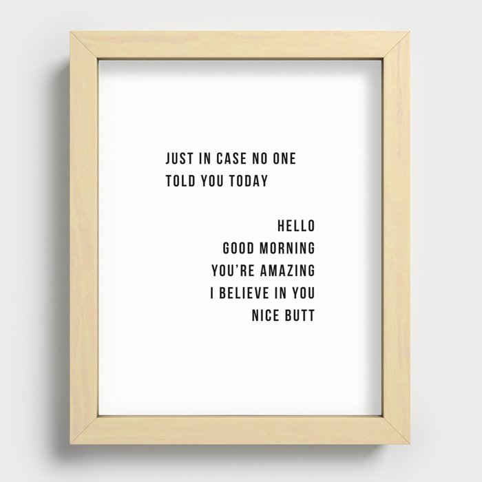 Recessed Framed Print