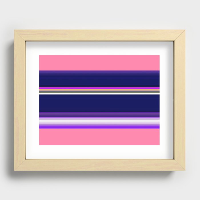 Purple Rings Recessed Framed Print
