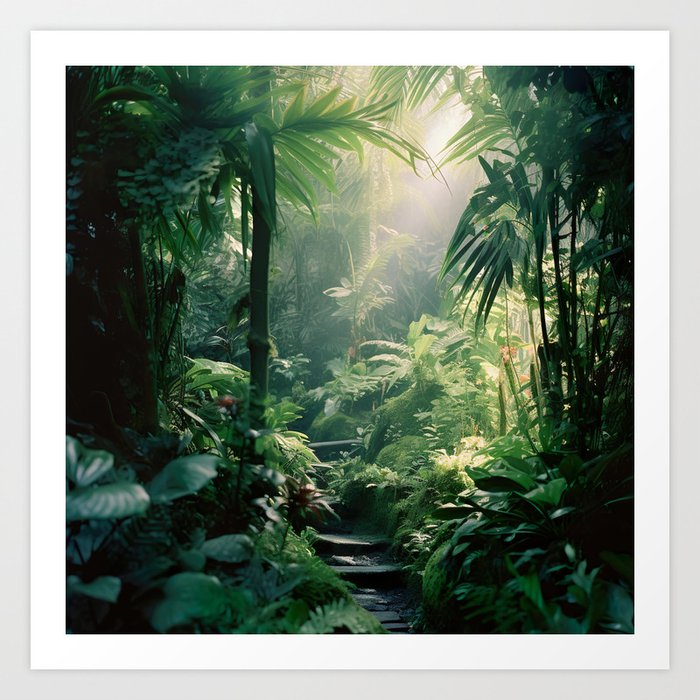 Jungle Path Art Print