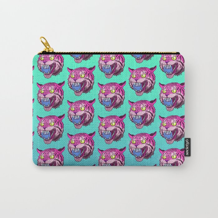 Floppy Disk Tiger Carry-All Pouch