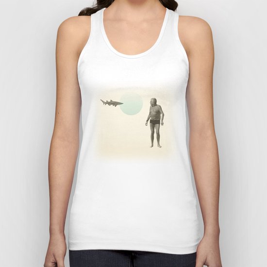 shark bate Unisex Tank Top