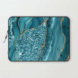 Agate Glitter Ocean Texture 11 Laptop Sleeve