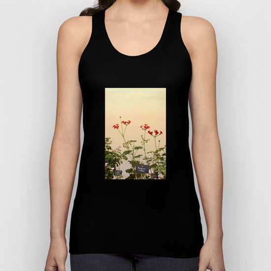 Geraniums (Pelargonium) #6 Unisex Tank Top