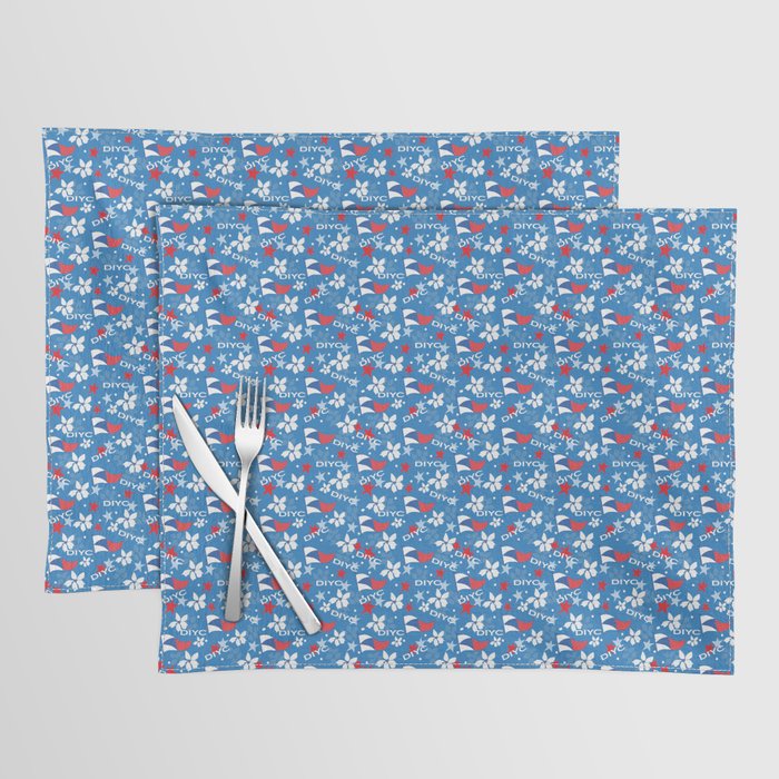 DIYC FLOWERS & FLAGS Placemat