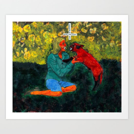 Mode und kunst Art Print