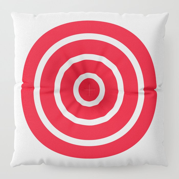 Bullseye Target Floor Pillow