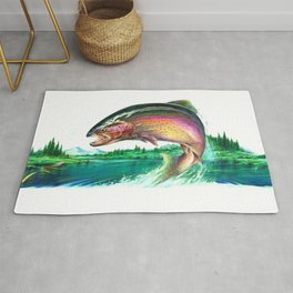 Rainbow Trout Rug