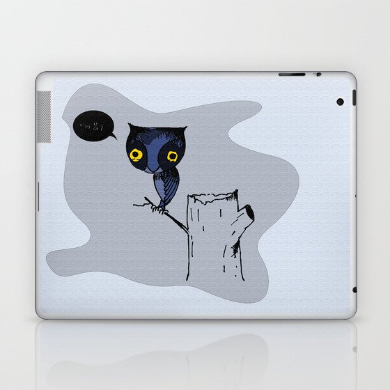 BLUE OWL Laptop & iPad Skin