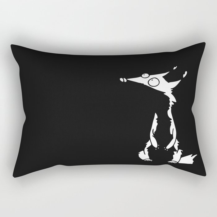 White fox no. 3 Rectangular Pillow