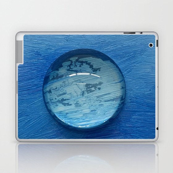 Amorphous Hemisphere Blue Laptop & iPad Skin