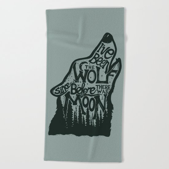 The Wolf Beach Towel