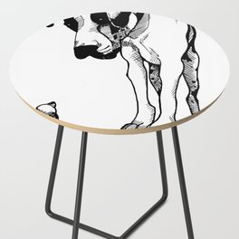 Great Dane & Chihuahua Side Table