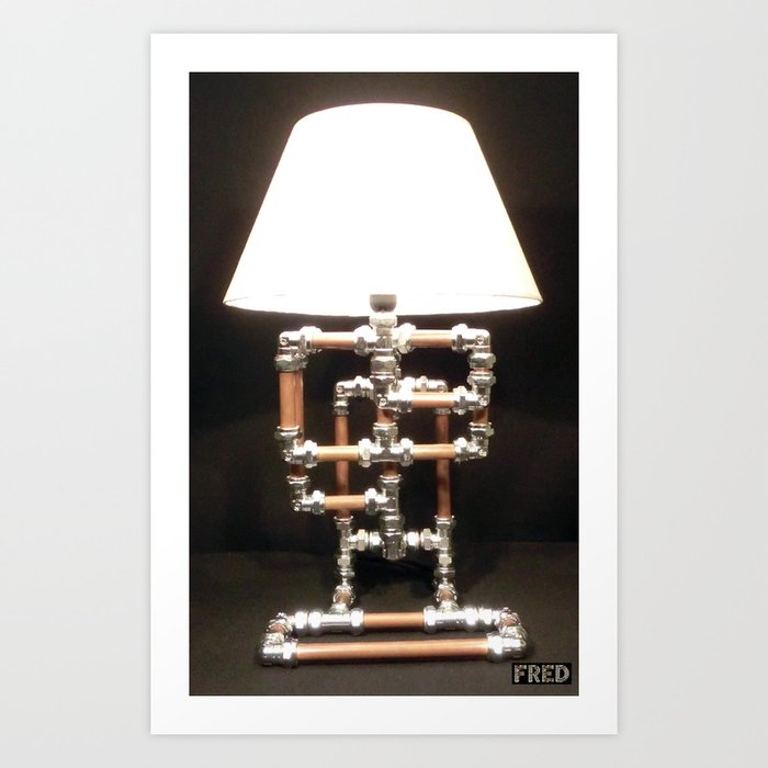 Articulated Desk Lamps Copper And Chrome Collection Fredpereirastudios Page 07 Art Print