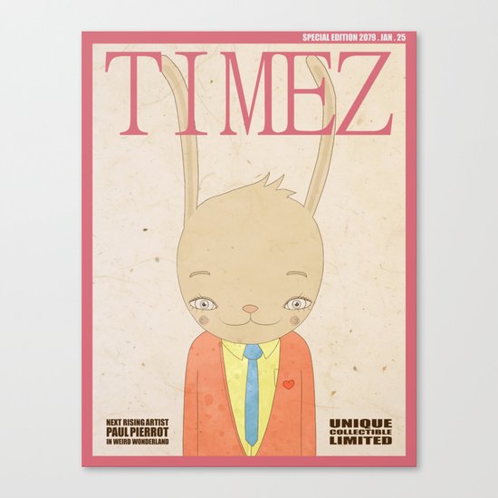 TIMEZ MAGAZINE HUG Canvas Print