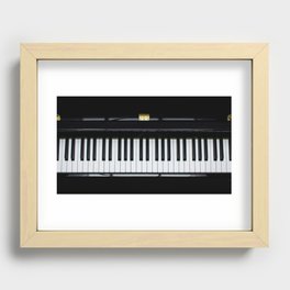 Piano Key Instrument Photography | Music Musician Wall Art  Recessed Framed Print