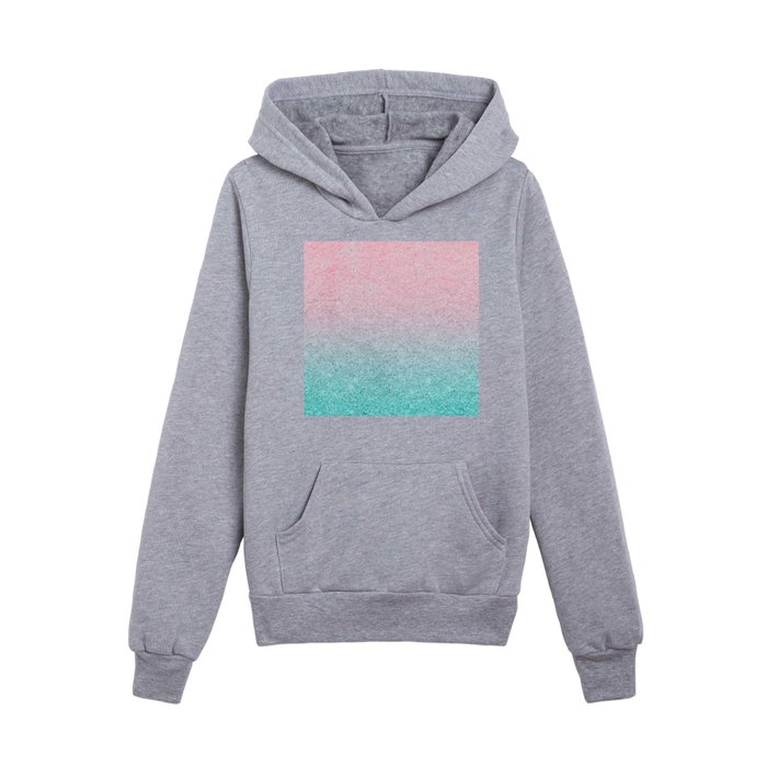 Turquoise and sales pink hoodie