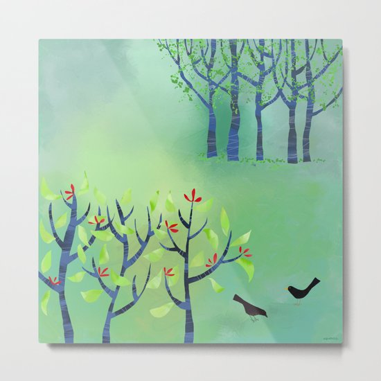 April Metal Print