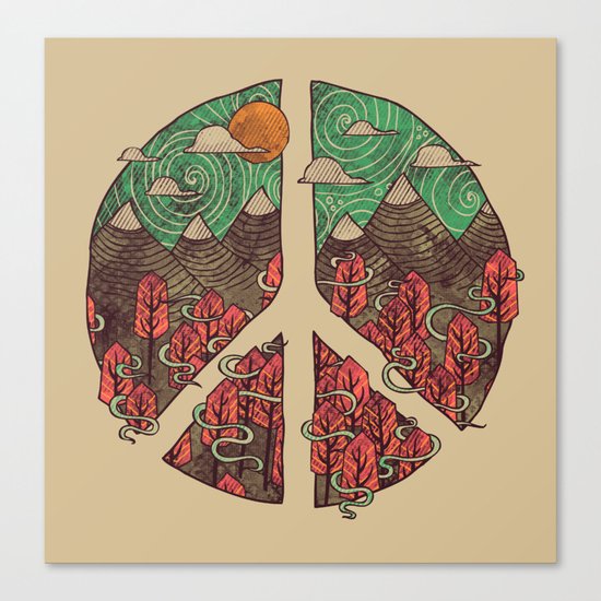 Peaceful Landscape Canvas Print