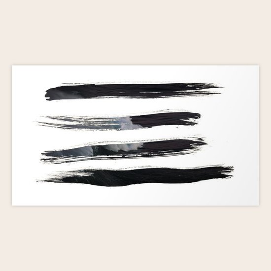 Paint it black Art Print