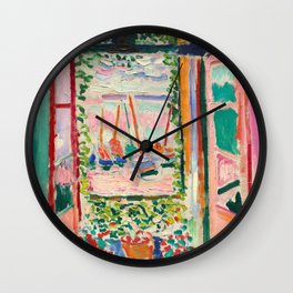 Henri Matisse The Open Window Wall Clock