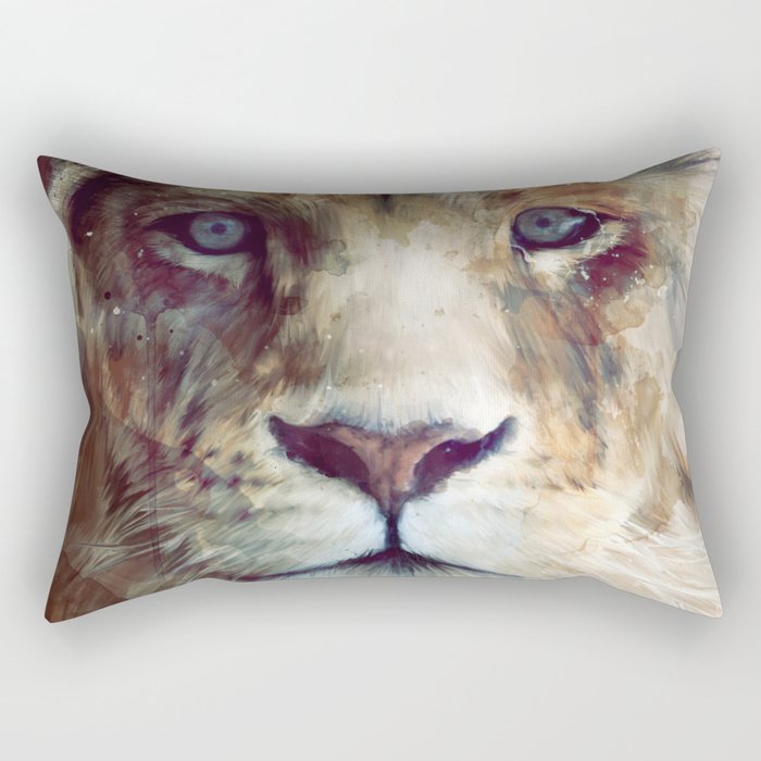 Lion // Majesty Rectangular Pillow