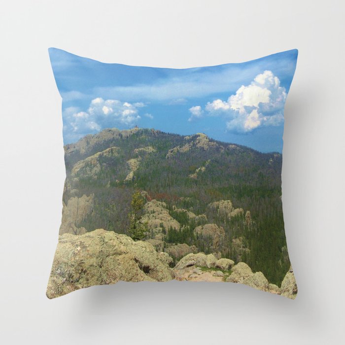 Shaped by Time Throw Pillow