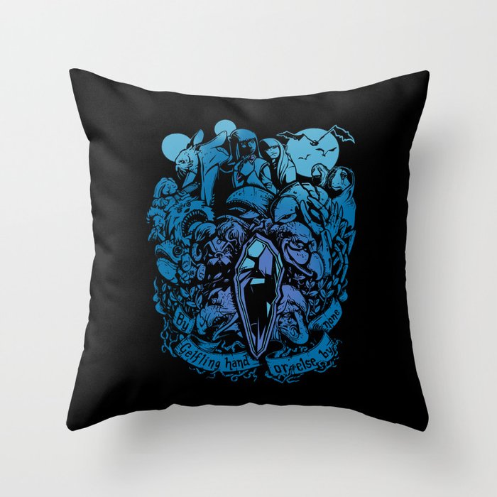 Sundered and Undone Throw Pillow