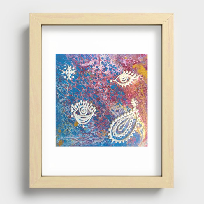 TOUCH IT, IT'S MELTING Recessed Framed Print