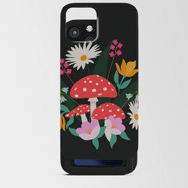 Midnight Mushrooms iPhone Card Case