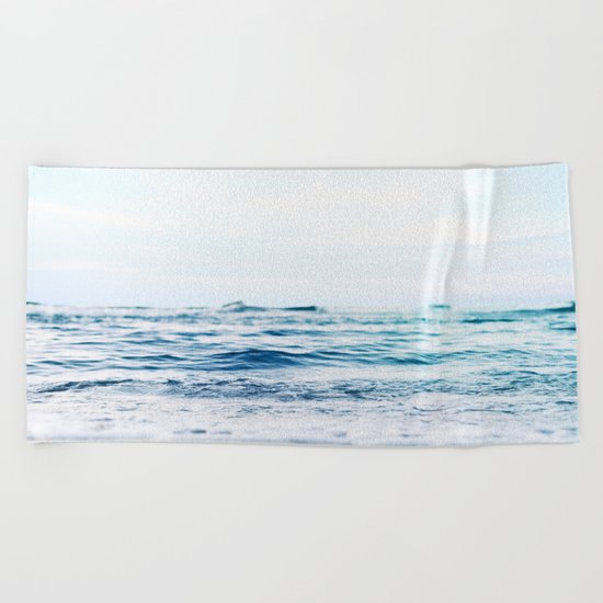 Blue Waves Beach Towel